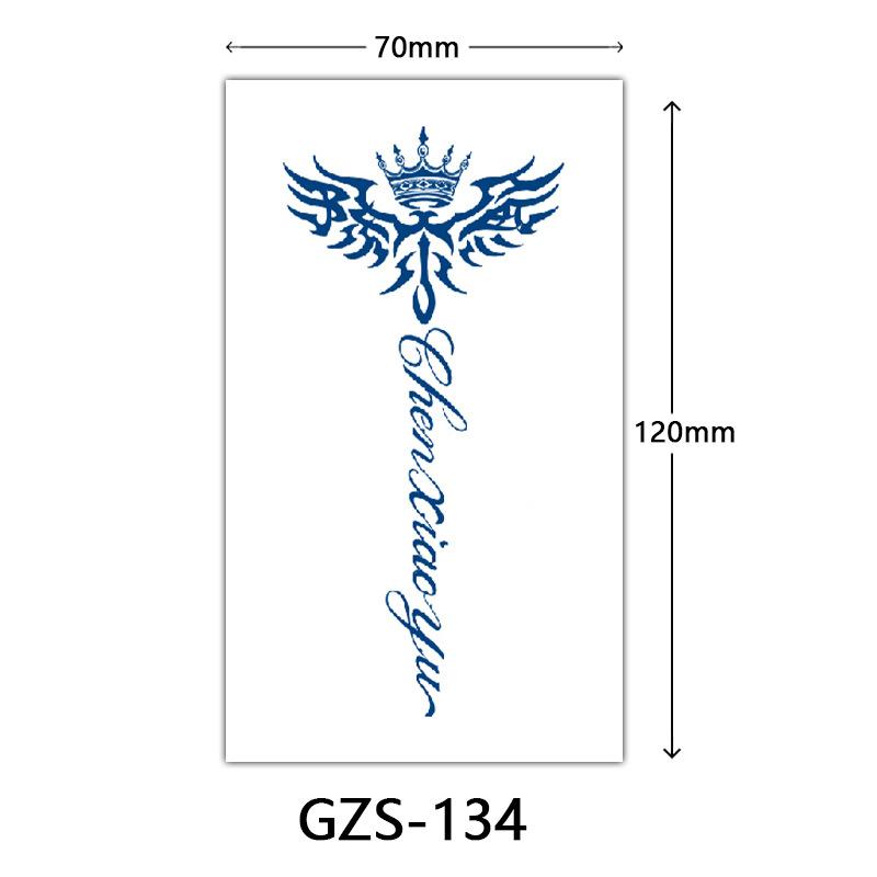 Herbal Juice Tattoo Sticker, Back Of Hand Juice Semi-Permanent Tattoo Sticker, Sweat-Proof Tattoo