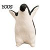 Feine Handwerkskunst Tischfigur Niedliche Pinguinfigur, Nordische Stil Kleine Tierstatue, Skurrile Einzigartige Geburtstagsgeschenke Schreibtisch Regal Dekor