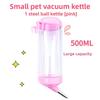 Hamster Water Bottle With Steel Ball Valve Leakproof Drinking Dispenser For Small Pets