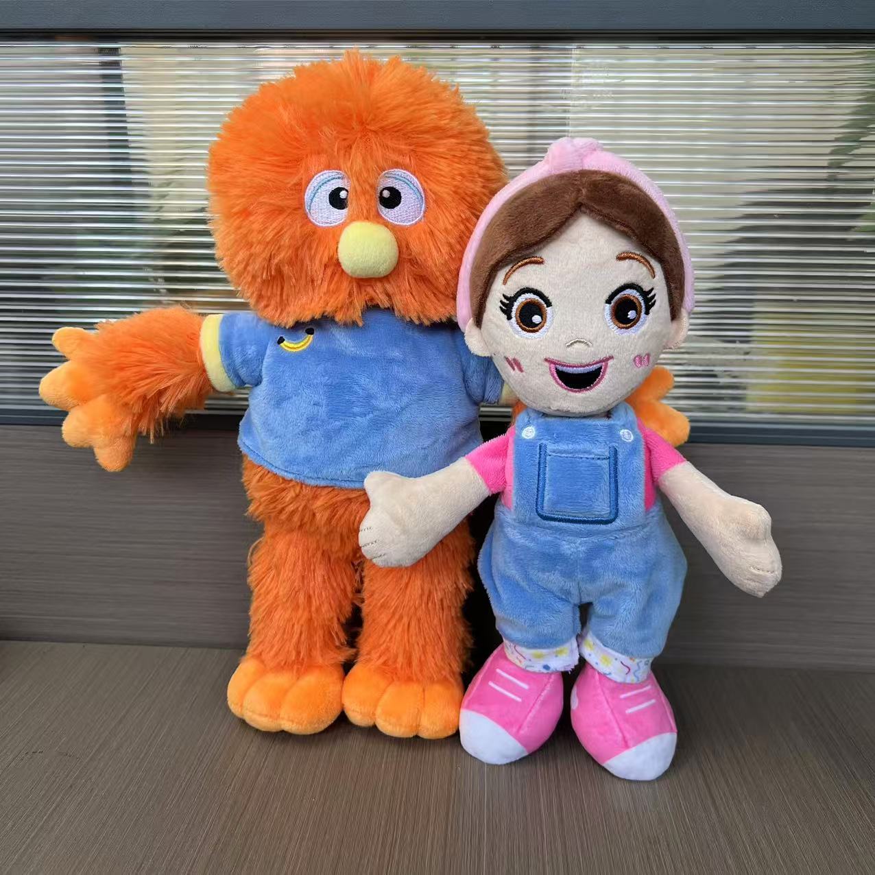 

Новая женская плюшевая игрушка MS Rachel Hebi Cute Puzzle Girl Cartoon Doll синий
