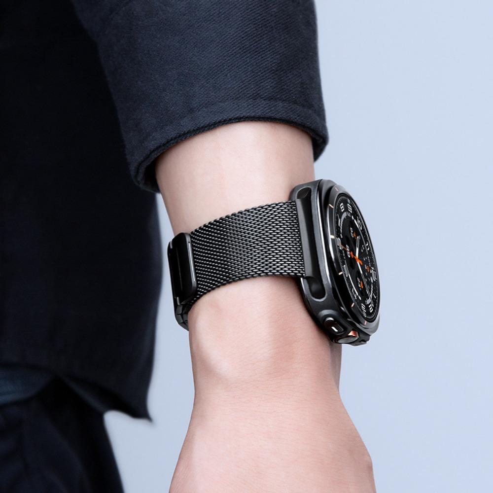 Magnetic Stainless Steel Metal Band for Samsung Galaxy Watch 9 Ultra 2 47mm Replacement Wrist Strap for Watch 9 8 40mm 44mm Watch 8 Classic 46mm