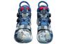 Li Ning WOW 8 Moment Cushioning Slip Resistant Abrasion Resistant Mid top Performance Basketball Shoes Men's Black Blue ABEP001-6
