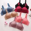Dámská podprsenka bez ocelového prstenu, spodní prádlo s tenkým košíčkem s nastavitelným ramenním popruhem