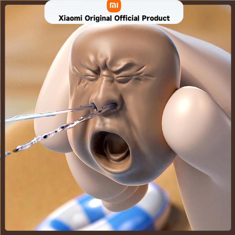 Xiaomi Funny Tea Pet Yawning Person Avatar Plastic Ugly Tea Pet Squirting Toy Boy Girl Stress Relief Toy Tea Set Tea Table Decoration
