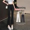 La Chapelle Women's Leg-Slimming Micro-Flared Pants