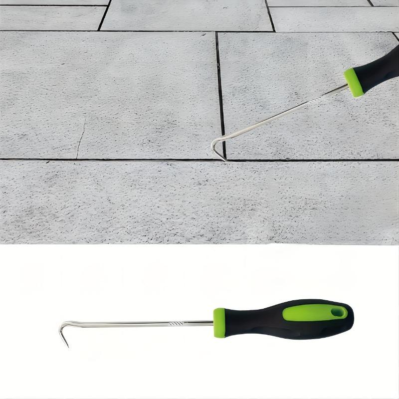 Ağır Hizmet Metal Ot Çekme Aleti, Dayanıklı Bahçe Ot Temizleyici, Yürüyüş Yolu ve Çim İçin, Pil Gerekmez, Dış Mekan Ot Temizleme Aksesuarı