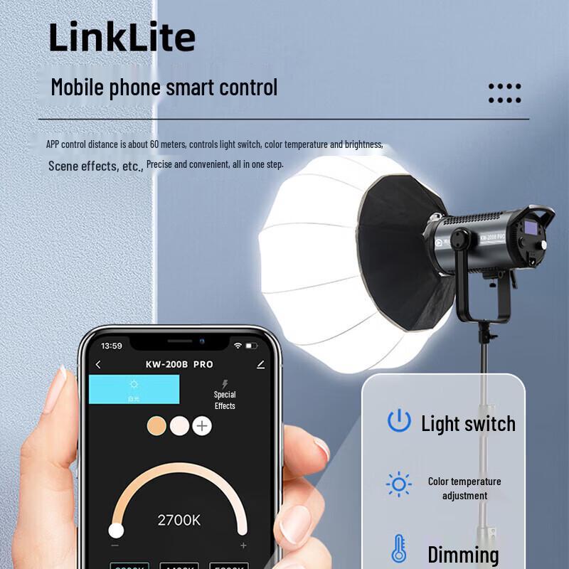 Aoweiying KW-300B PRO LED Video Fill Light