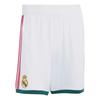 adidas Real Madrid 26/27 Season Home Player Version Quick-Dry Stripe Football Shorts Men Shorts JZ7208