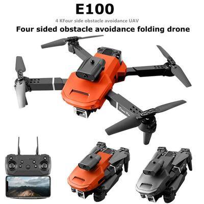 E100 Mini Drone 4K HD Kamera WIFI 5G FPV Professionelle Hindernis RC Vermeidung Quadcopter Optischen Fluss Lokalisierung spielzeug Geschenk