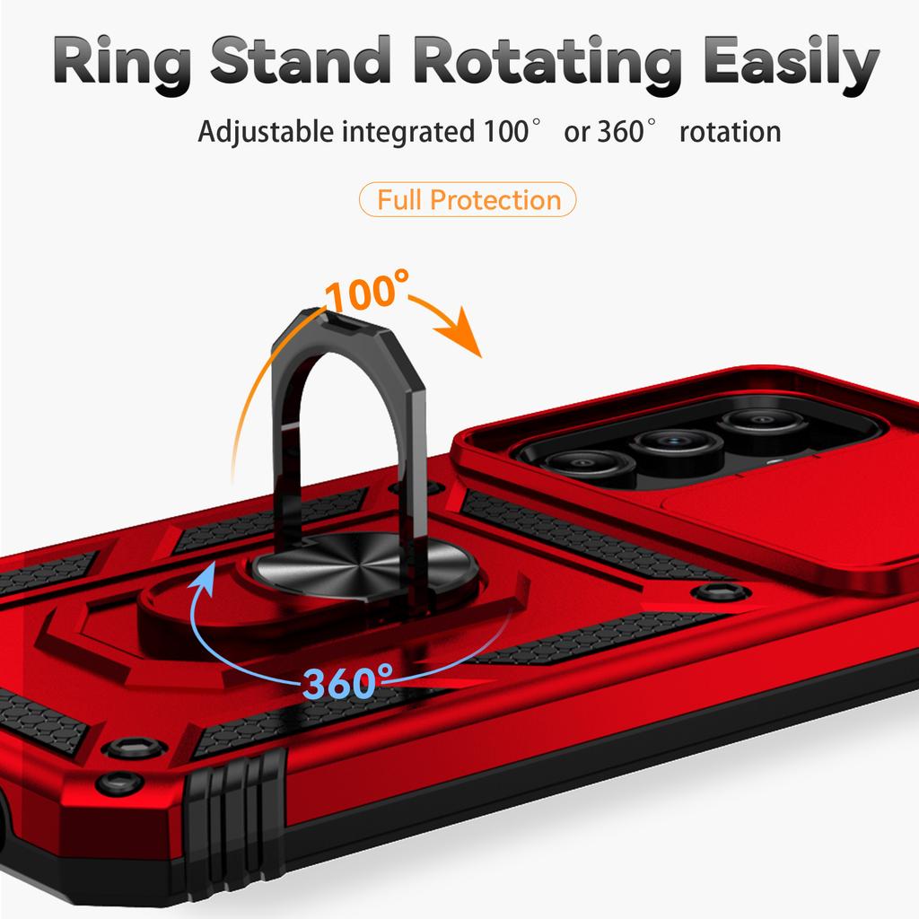 For Samsung Galaxy A55 5G Case Combo PC+TPU Kickstand Anti-Drop Phone Cover