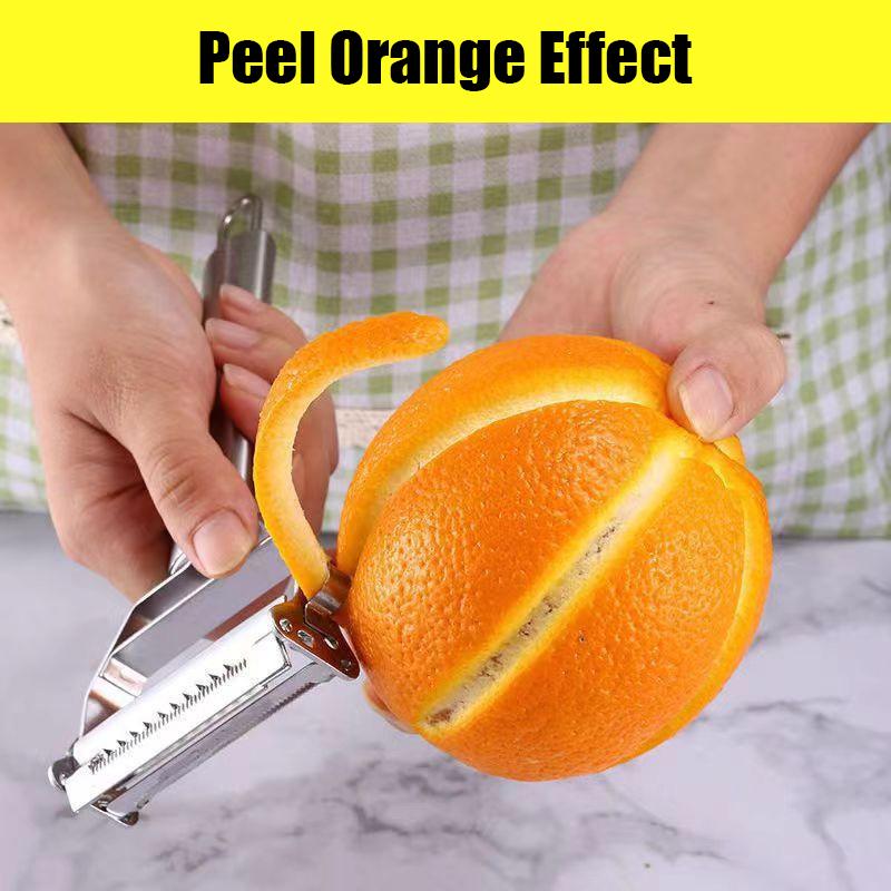 4In1 Peeler Multifunction Grater Julienne Peeler Vegetable Fruit Peeler Stainless Steel Potato Slicer Shredder Kitchen Tool