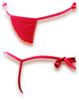 Remote Rotor Pocket Shorts Jumping Pants String Panties Micro Bikini T57R Red F [Cat Select] T-Back