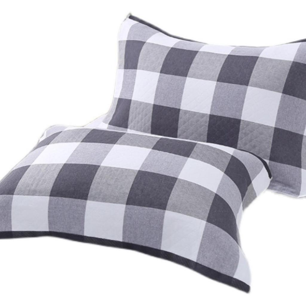 Sada povlaků na polštář a ručníků z čisté bavlněné gázy - Měkké, prodyšné, savé, nepouštějící vlákna (Sada 2)