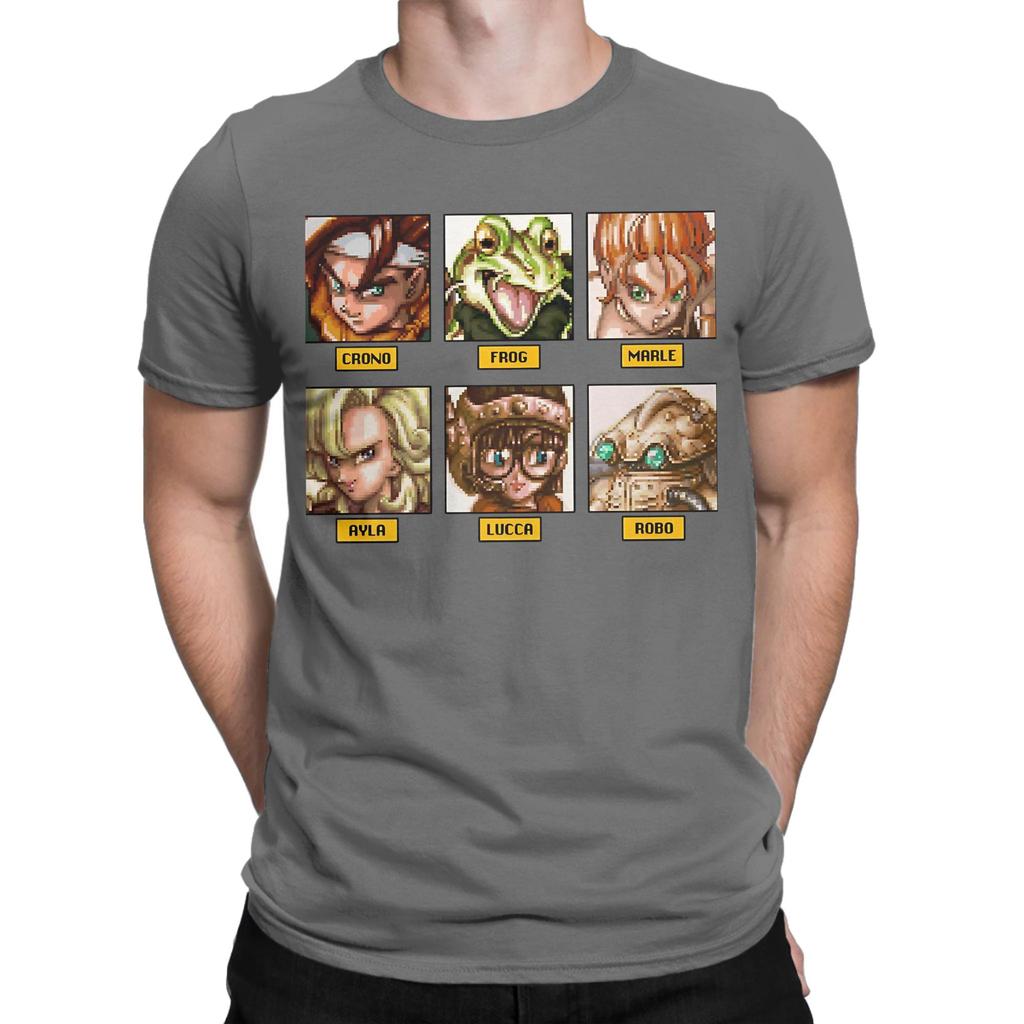 Chrono Team Funny Graphic 100 Cotton Tshirt Chrono Trigger Tops Tees For Unisex