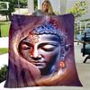 Buddhismus Buddha Šákjamuni Guanyin Bódhisattva Plyšová deka, Flanelová deka Přehozová deka do obývacího pokoje Ložnice Postel Pohovka Modlitba