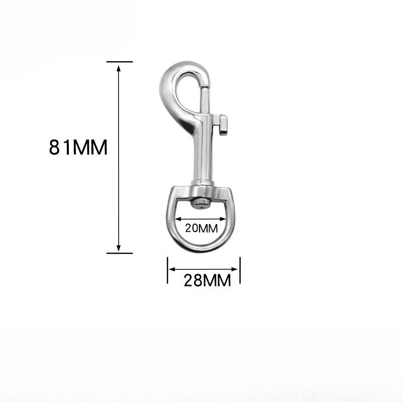 5pcs Outdoor Climbing Backpack Universal Rotating Metal Buckle Fishing Utilities Collar Lock Buckle Luggage Hardware Accessories