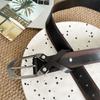 Y2k Women's Belt Pu Leather Dress Jeans Belt Trendy Cross Waist Belt  Waist Accessories