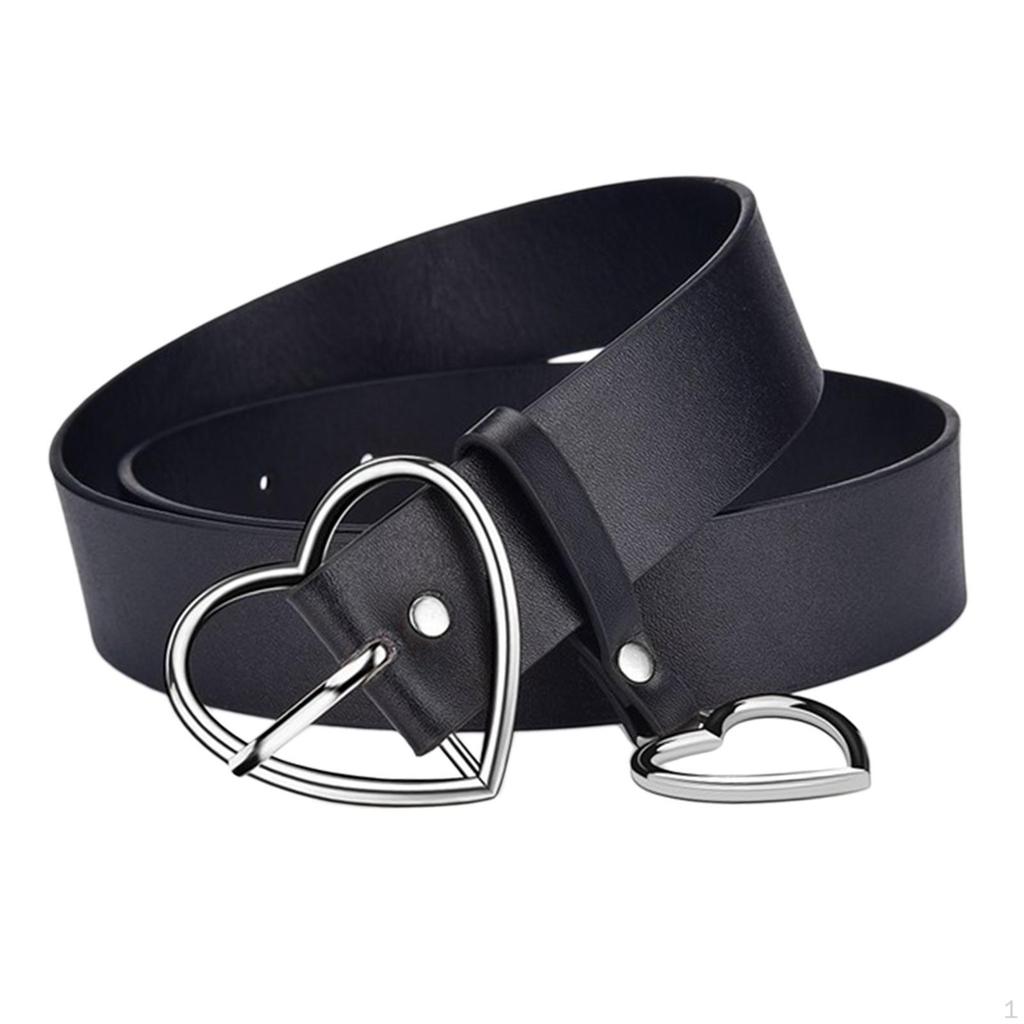 Leather Belt Buckle Heart for pants