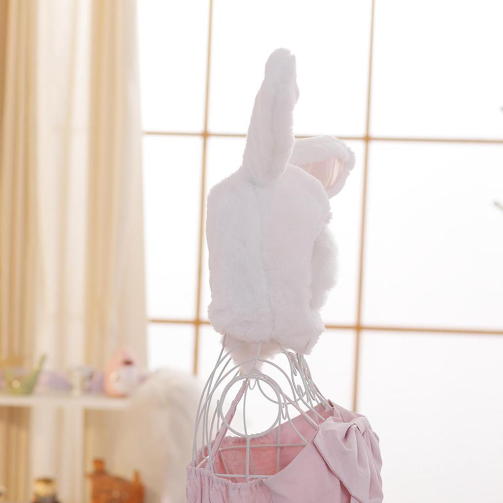 Weiche Baumwoll-Hasenohren-Kapuzenmütze für festliche Selfies 65x02 Zoll