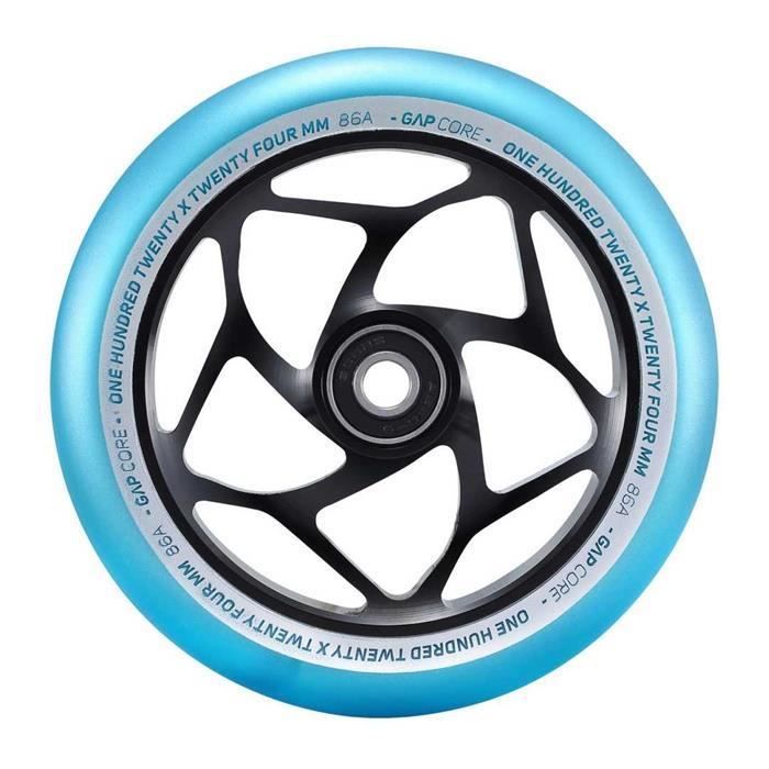 Kolečko Koloběžky BLUNT 120mm Gap Core Černé/Teal - BLUNT SCOOTERS - Dospělý - Unisex - Bílé