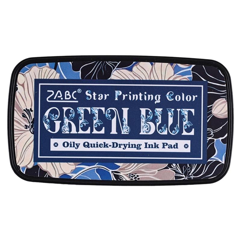 Oil Based Ink Pad Washable Craft Ink Pad, Stamp Pad Assorted Color for Journaling and Scrapbooking Traditional Ink Color