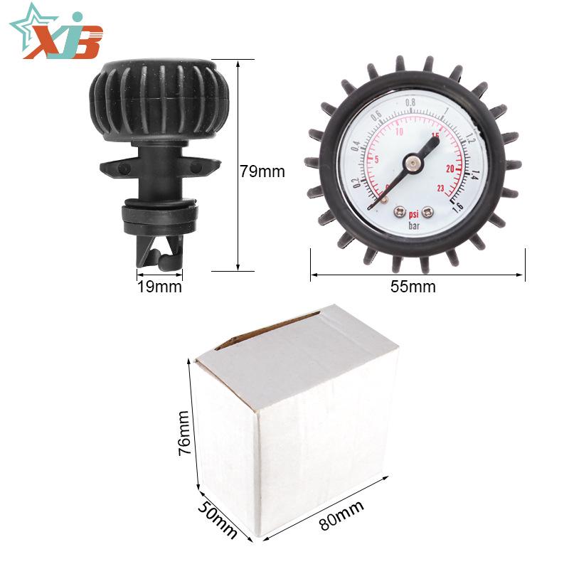Inflatable Boat/Kayak/SUP/Surfboard High-Pressure Hand Pump with 2.0 Bar Gauge