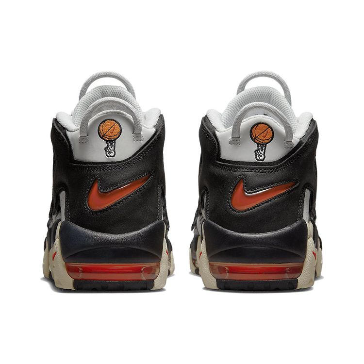 Nike Air More Uptempo Hoops Men Sneakers Grey Photon-Dust University-Red DX3356-001