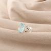 Sky Blue Topaz Gemstone Silver Ring 925 Sterling Silver Handmade Jewelry For Anniversary Gift RR-75-16