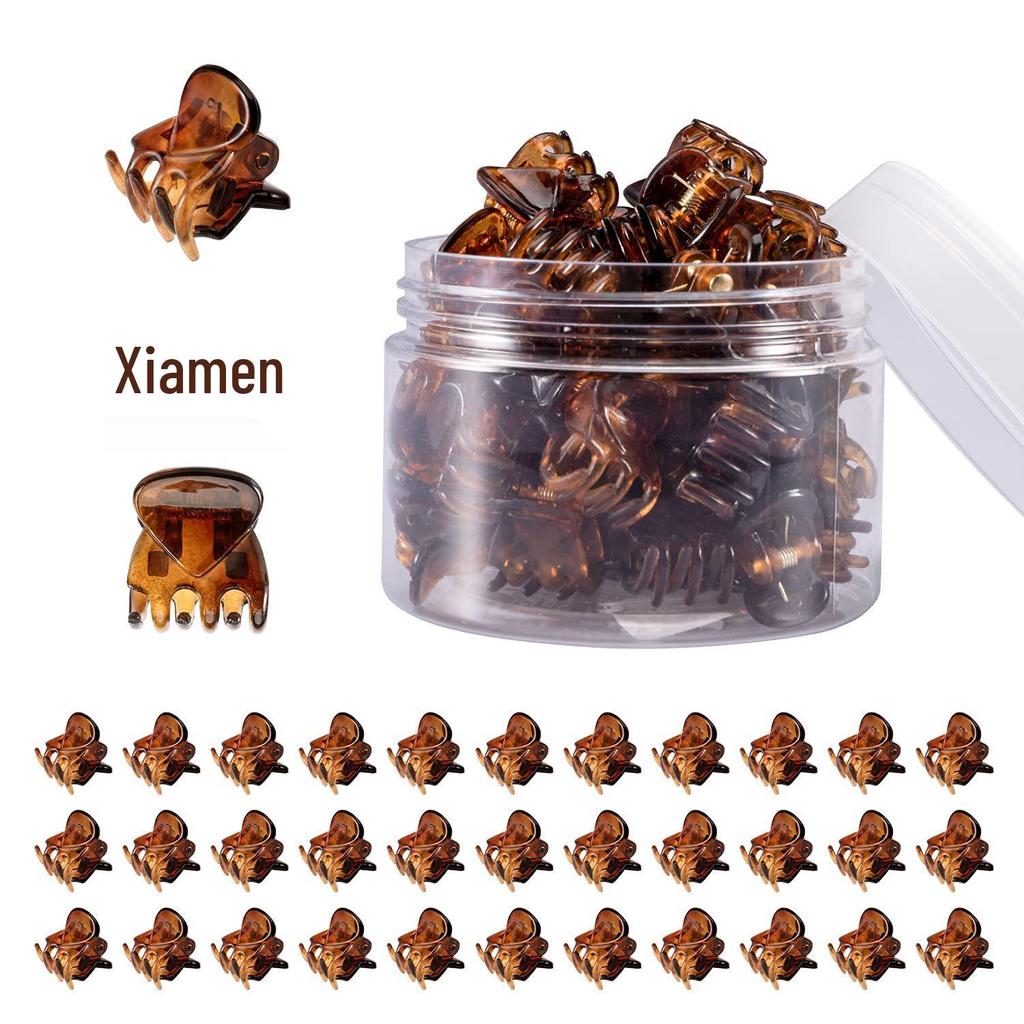 1,5 cm Schwarze Mini-Haarklammer: Vielseitiges DIY Haaraccessoire für feines Haar