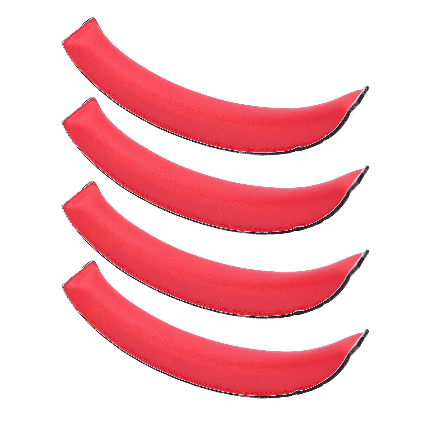 

4 шт. Сменная подушка для оголовья, мягкая протеиновая кожа, подушка для оголовья беспроводной гарнитуры для красный