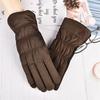 Warm gloves autumn and winter women's gloves cold-resistant outdoor riding velvet ski gloves stall mode electric vehicle