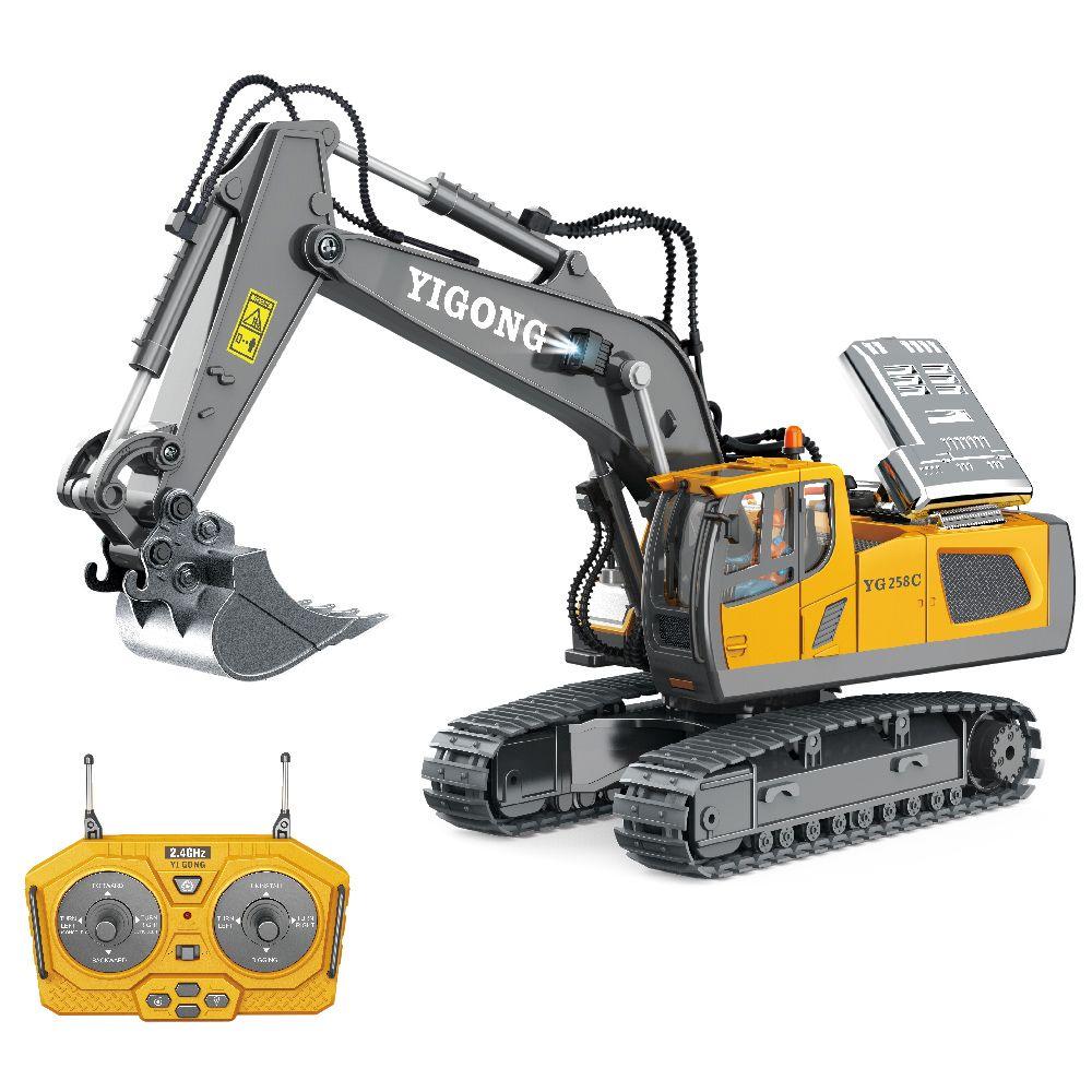 

Радиоуправляемый экскаватор жёлтый