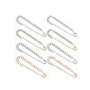 Gold Socks Charm Brooch: Shiny Jewelry Pin and Safety Pin for Sock Accessories
