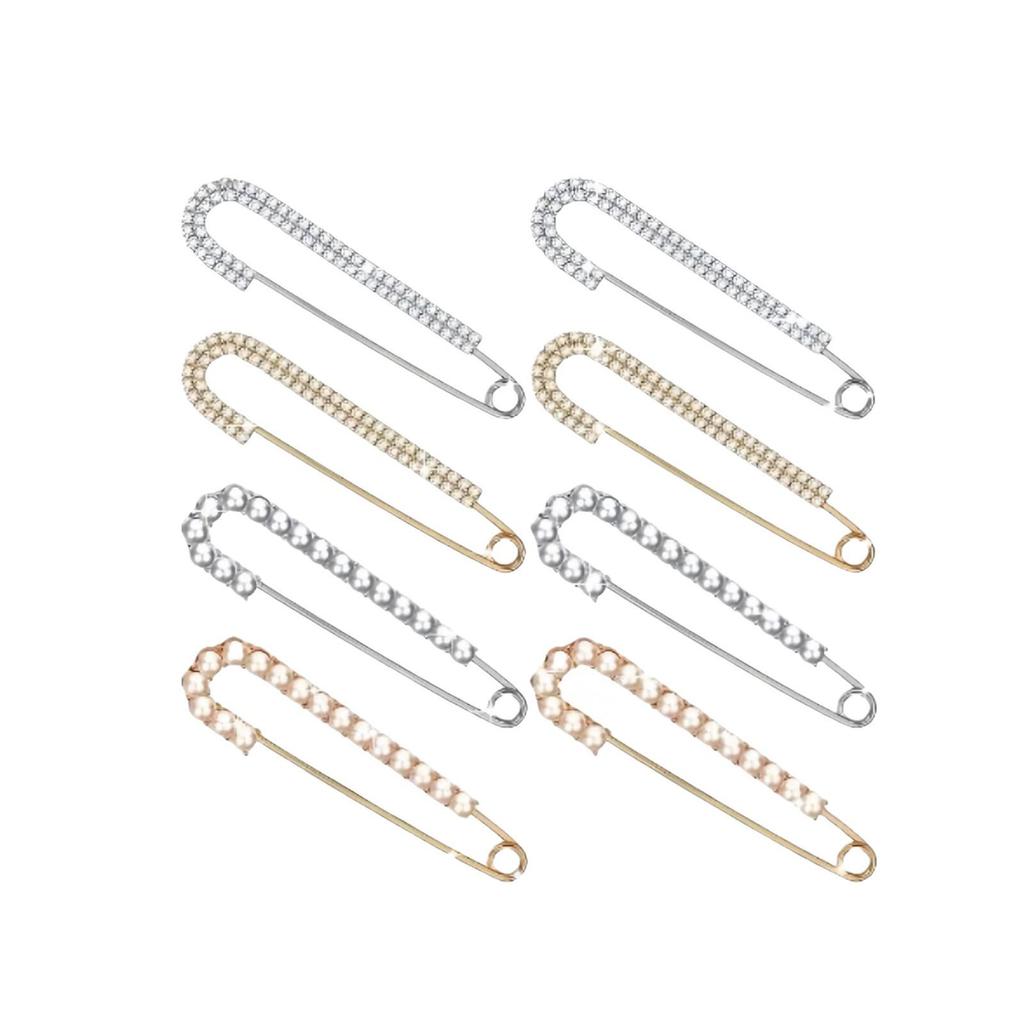Gold Socks Charm Brooch: Shiny Jewelry Pin and Safety Pin for Sock Accessories