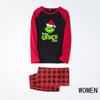 Christmas print family set long sleeved top and pants family set parent-child outfit