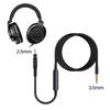 Quality Audios Cable with Microphones for SRH440A SRH840A Headsets 3.5mm Wire Braide Design with Inline Controls