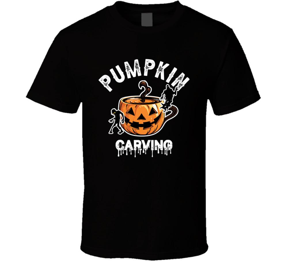 Pumpkin Carving, Horror Scary Halloween Evil, Ghost Party T Shirt Tee Gift New Unisex T-Shirt XL