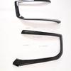 For Kia Mohave Borrego HM2 - Car Accessories ABS Black Front Head Light Headlight Lamp Cover Trim Molding Framecutylin
