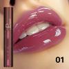Mirror Shine Lip Glaze Transparent Glass Lip Oil Lightweight Non-Stick Lip Gloss Lipstick Moisturizing Sexy Lips Plumper