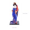 GANAZONO Japanese Doll, Dancing Maiko Geisha Doll, Japanese Souvenir, Present, Decoration, Room Decoration, 30cm (Gray)