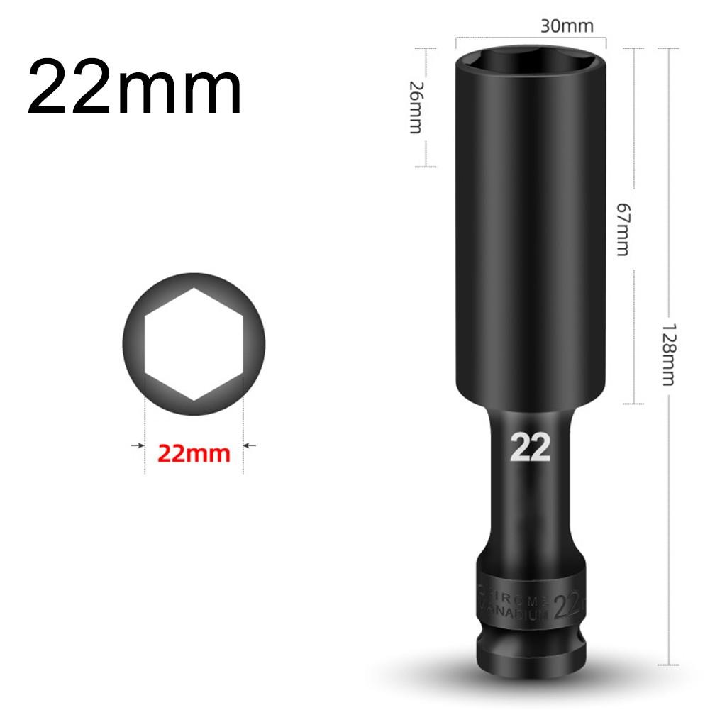 1/2 násuvný rázový utahovák se šestihrannou nástrčkovou hlavou 8-24mm adaptér konvertor klíče