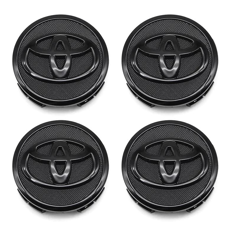 56/60mm Car Wheel Center Hub Cap Badge Dust-proof Covers Emblem Sticker for Toyota Yaris Hilux Corolla Avensis Prius Auris Rav4