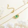 Exquisite Eyes Clavicle Chain Jewelry Glass Sweater Chain Cool Demon Eyes Necklace  Gift