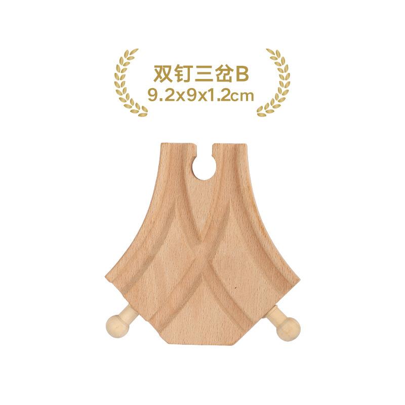 new Wooden Track Accessories Toys DIY Beech Wooden Train Bridge Building Model Fit Biro wooden Educational Toys For Children