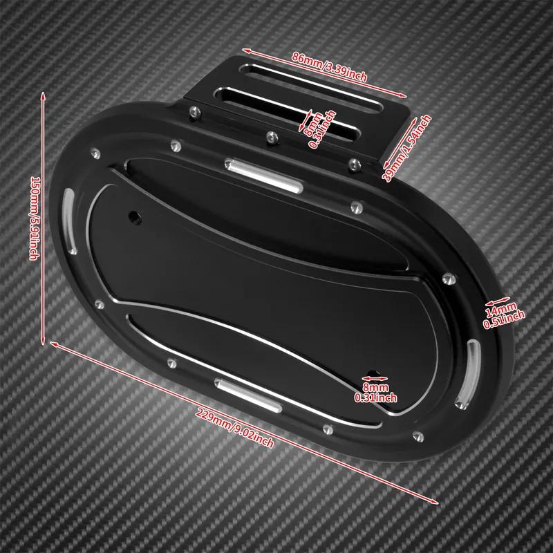 Motorrad Luftfilterkasten Abdeckung Luftfilter Verkleidung Für Harley M8 114 Motor Touring Electra Street Glide 17-Up Softail Breakout FLFB 18-Up
