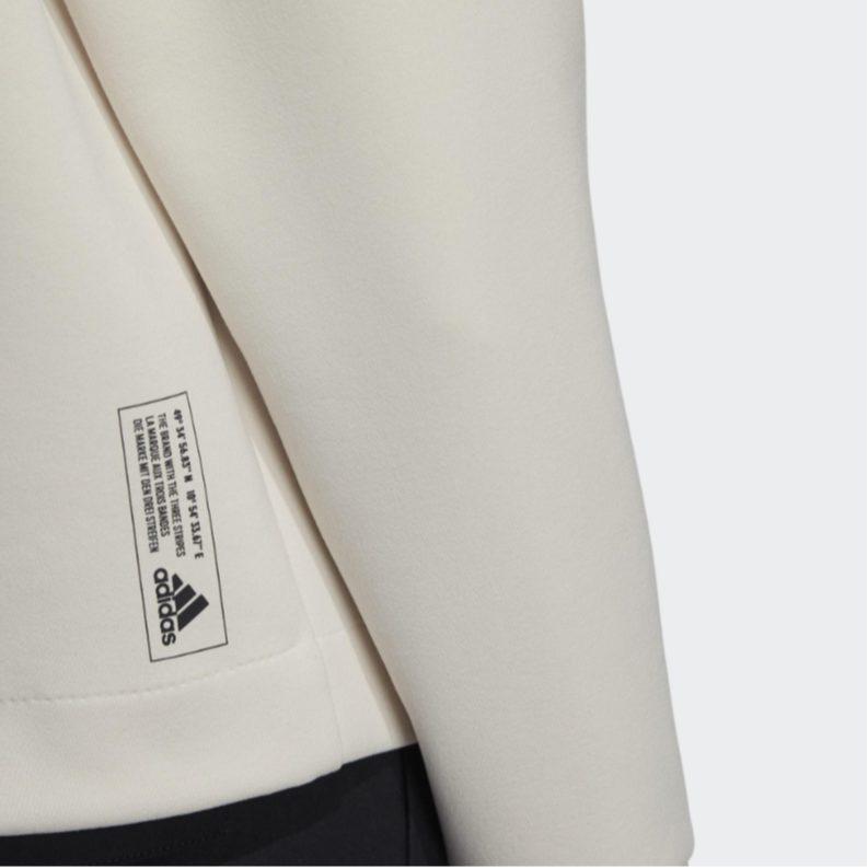 adidas Sweatshirts Women's White Crew Neck Moderate Regular GP0728