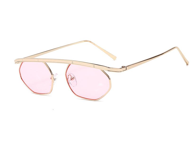 Polygon Shape Sun Glasses For Women Stylish Stylish UV Ray Blocking Sun Glasses Woman European American Style For Men Sunglass