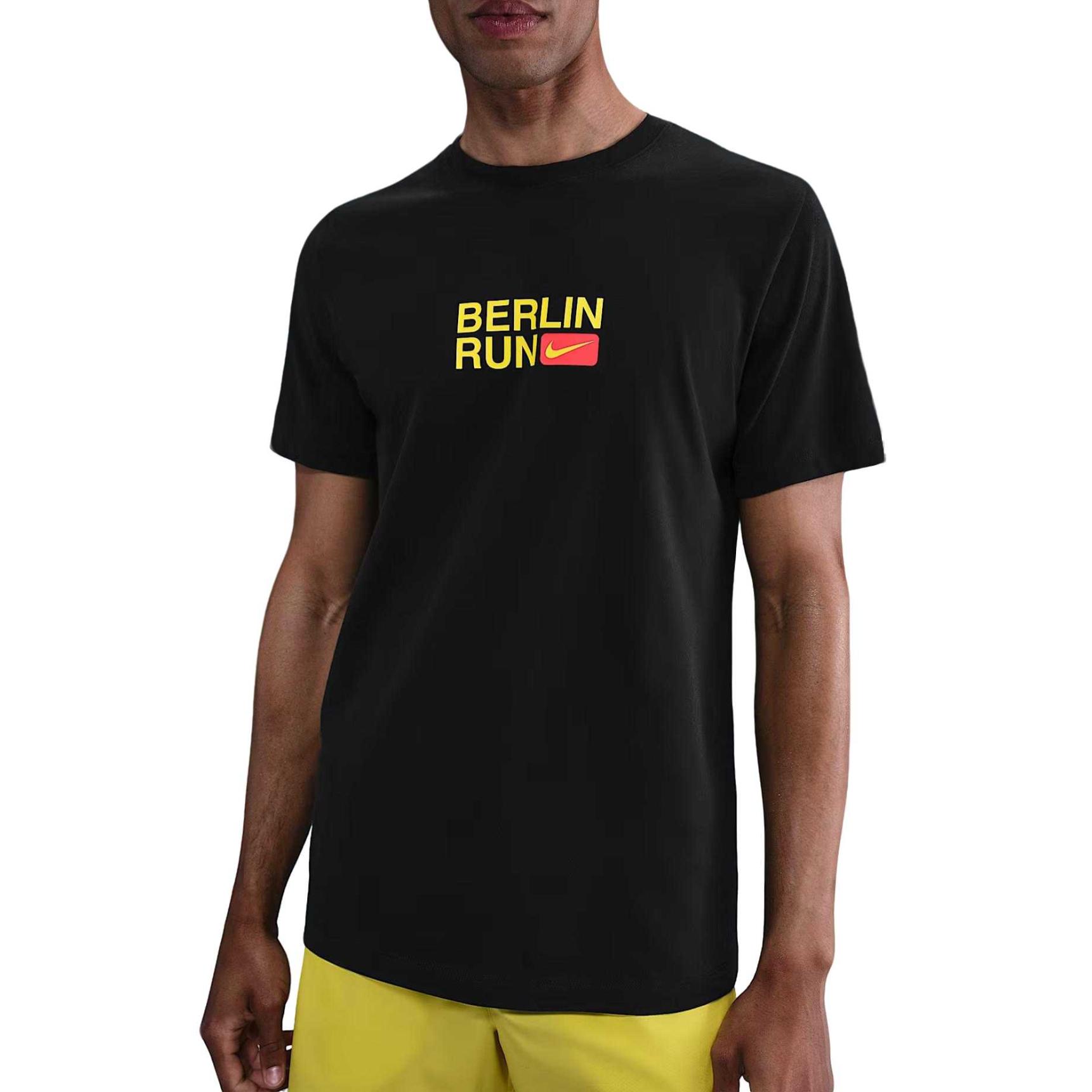 Nike Dri Fit Running T Shirt Men s IH4071-010 M