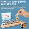 Noahs Ark Wooden Block Set For Early Childhood Cognitive Development