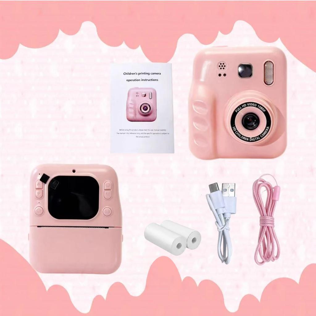 Instant Printing Camera For Children - An Ideal Christmas Birthday Gift For Boys And Girls. A Children's Digital Video Camera, A Children's Gift
